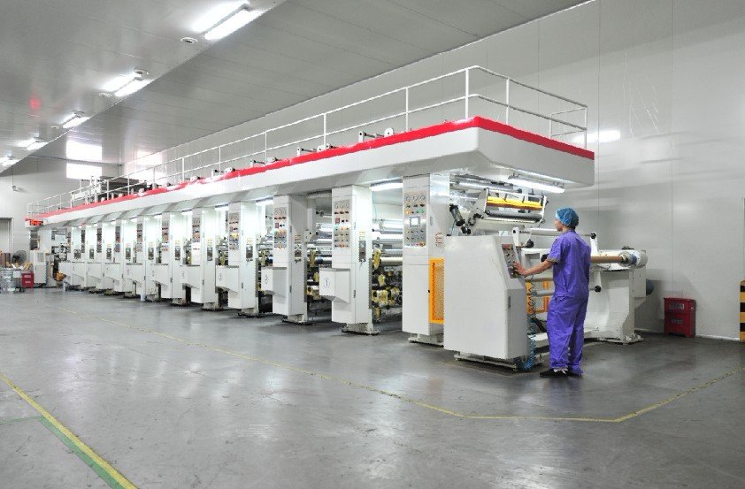 Flexible packaging printing machine