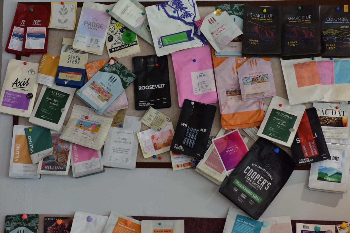 A broad range of printed coffee packaging formats