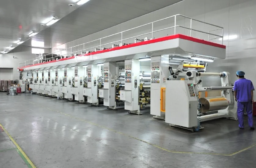Flexible packaging production line